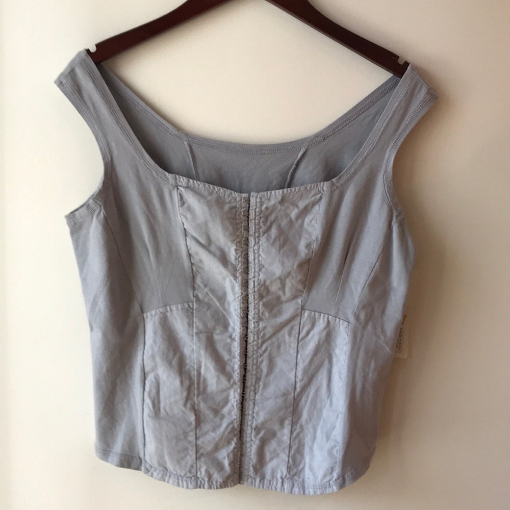 Luna Luz Hook Eye Jersey “corset” top